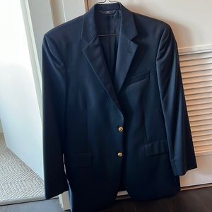 Brooks Brothers Madison Fit Men Classic Navy Blue blazer size 40R